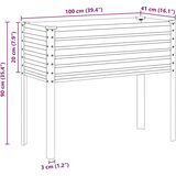 vidaXL Vrtna sadilica zelena 100x41x90 cm čelična | shoptok.hr
