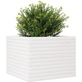  Vrtna sadilica bijela 60x60x46 cm od masivne borovine | shoptok.hr