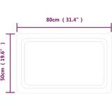  LED kupaonsko ogledalo 80x50 cm | shoptok.hr