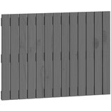  Stensko posteljno vzglavje sivo 82,5x3x60 cm trdna borovina, (20735368) | Shoptok.si