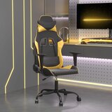  Igraća stolica crno-zlatna od umjetne kože | shoptok.hr