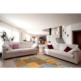 Kayoom RAVNO TKANA PREPROGA Symphony 160 Gold 120/170 cm tkano zlate barve | Shoptok.si