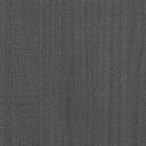  Okvir za krevet od masivne borovine sivi 200 x 200 cm | shoptok.hr