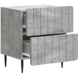  Noćni ormar s ladicama 2 pcs Betonska siva 43 x 34,5 x 49,5 cm | shoptok.hr