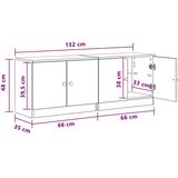  Posteljna omarica s shranjevanjem 2 pcs Bela 66 x 35 x 48 cm, (5000247448) Slike