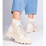 Gemre Beige platform sneaker boots Sarida Cijene