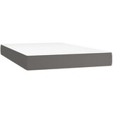 box spring s madracem LED sivi 120x200cm od umjetne kože | shoptok.hr
