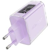 Acefast A45 omrežni polnilec, 2x USB-C, 1xUSB-A, 65W PD (vijolične barve) | Shoptok.si