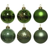 Decoris set staklenih novogodišnjih kugli 6/1 zeleni | ePonuda.com