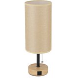  Brilagi - Stona lampa sa USB priključkom TABLON 1xE27/25W/230V hrast/crna/bež | Eponuda.com
