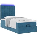  Okvir kreveta s madracima tamnoplavi 80x200cm baršunasti | shoptok.hr