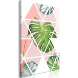  Slika - Geometric Monstera (1 Part) Vertical 60x90 | shoptok.hr