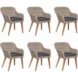  7-dijelni vrtni blagovaonski set smeđi | shoptok.hr