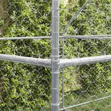  Kućica za pse 2 kom. Srebrna 4 x 2 x 2 m Pocinčani čelik | shoptok.hr