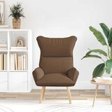  Fotelja Smeđa 69 x 74 x 93 cm Tkanina i šperploča | shoptok.hr