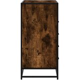  Ormar s ladicama dimljeni hrast 70x41x83,5 cm konstruirano drvo | shoptok.hr