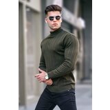 Madmext Sweater - Khaki - Slim fit Cene