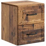  Noćni ormarić za montažu na zid Staro drvo 34,5 x 33 x 40 cm | shoptok.hr