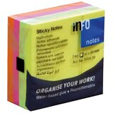 Luna Samoljepljivi blok 50x50mm u fosforescentnim bojama od 240 listova Cijene