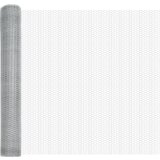 vidaXL Ograja s stebri srebrna 1 x 50 m Jeklo s PVC premazom | Shoptok.si