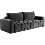 ELTAP Tamno siva baršunasti sklopiva/s prostorom za odlaganje sofa 247 cm Lazaro – | shoptok.hr