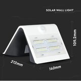 V-tac LED solarno zidno svetlo sa senzorom LED/3W/3,7V 3000/4000K IP65 belo | Eponuda.com