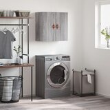  Zidni ormarić boja hrasta sonome 60x31x60 cm konstruirano drvo Siva | Shoptok.si