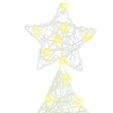 vidaXL Božično drevo med 160 LED Toplo bela 150 cm Akril | Shoptok.si