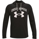 Under Armour UA Rival Terry Big Logo Hoodie, Black/Onyx White, (20491826) | Shoptok.si