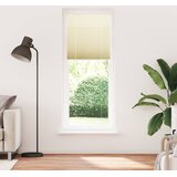  Plisirana zavjesa krem boje 75x200 cm Širina tkanine 74,4 cm Poliester | shoptok.hr