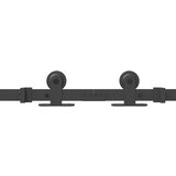 vidaXL Pribor za klizna vrata 152,5 cm čelični crni | shoptok.hr