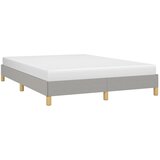  Okvir za krevet bez madraca svjetlosivi 140x200 cm od tkanine | shoptok.hr