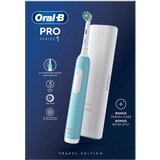 Oral-b Pro 1 Cross Action Karipsko plava elektricna cetkica za zube | shoptok.hr