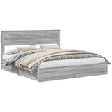  s od storage Siva Sonoma 200 x 200 cm Konstruirano drvo | shoptok.hr