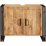 Ormarić za umivaonik Smeđa 71 x 33 x 58 cm Čvrsto drvo manga | shoptok.hr
