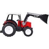  Crveni traktor veliki buldožer pokretna ruka veliki kotači rc0666 | shoptok.hr