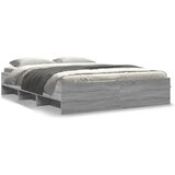 vidaXL Okvir za krevet boja hrasta 150x200 cm od konstruiranog drva | shoptok.hr