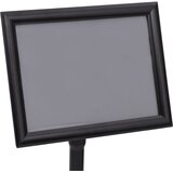  Stalak za plakate A4 s postoljem crni od aluminijske legure | shoptok.hr