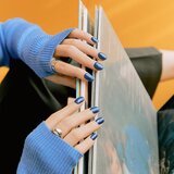 OHORA Gel Nail Sticker N Cream Indigo nalepke za nohte odtenek NB-071 1 kos | Shoptok.si