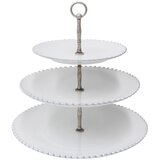 Costa Nova Belo dvonadstropno keramično stojalo Costa Nova Pearl, višina 33 cm | Shoptok.si