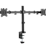 nosač za 2 monitora, 17-32", čelik, 360°, VESA 75 i 100