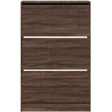 Ormarić za cipele hrast smeđi 80x21x125,5 cm konstruirano drvo | Eponuda.ba