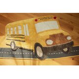 Lorena Canals Oker rumena pralna ročno tkana bombažna otroška preproga 90x130 cm School Bus – | Shoptok.si
