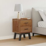  Noćni ormarić Prirodna 40 x 35 x 55 cm Čvrsto teak drvo | Eponuda.ba