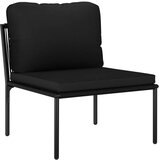  3-dijelna vrtna garnitura s jastucima crna PVC | shoptok.hr