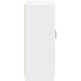  Strani šal Bela visok sijaj 66 x 34,5 x 87 cm Inženirski les, (5000217778) | Shoptok.si