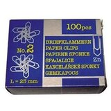  Sponke za papir Niko, sive, 25 mm, 100 kosov | Shoptok.si