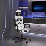  Igraća stolica bijelo-crna od umjetne kože | Eponuda.com