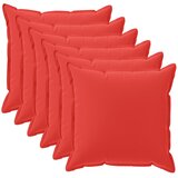  Presvlaka za jastuk 6 kom. HOUTEN Crvena 30 x 30 cm Poliester | shoptok.hr