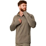 GymBeam Majica za trčanje Pulse 1/2 Zip Vetiver XL | ePonuda.com